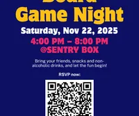 Boardgame meetup poster